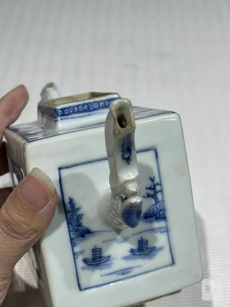 清代 青花瓷器一组七件 - 图18